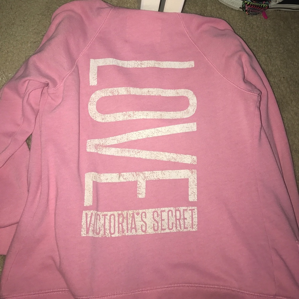 victoria secret jacket zip.